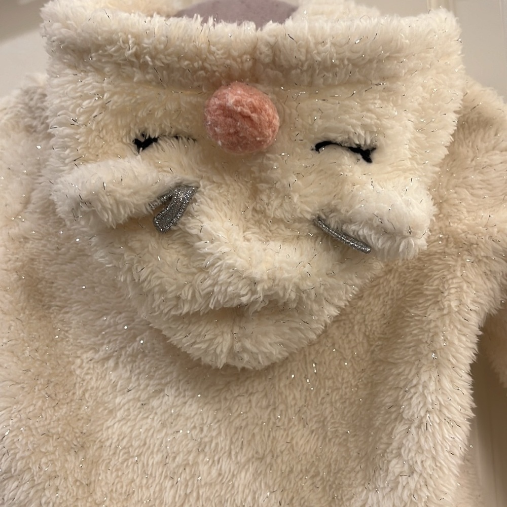 Infant girls fluffy coat - Picture 3 of 6